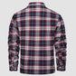 Pánská košile Sherpa Wool Lined Flannel Shirt Jacket🤠