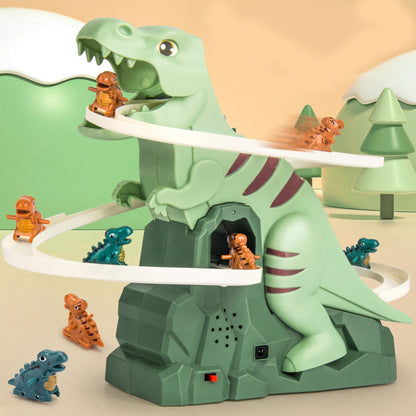 💝Dárkový nápad Horký prodej 49% VYPNUTO-Elektrický dinosaurus Chase Race Track Playset🦕