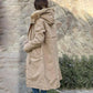 ❄️ Zimní speciály ❄️ Dámský zimní kabát s kapucí a kožešinovým límcem Casual Parka Coat