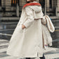 ❄️ Zimní speciály ❄️ Dámský zimní kabát s kapucí a kožešinovým límcem Casual Parka Coat