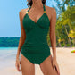 Maillot de Bain Sexy à Encolure Ras du Cou pour Femmes