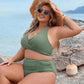 🔥👙Kontrola bříška Plavky Skromné bikiny s vysokým pasem