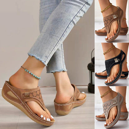 🔥2025 HOT SALE🔥 - Dámské sandály s měkkou podrážkou a důlkem👡