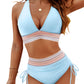 👙Barevné bikiny s vysokým pasem pro kontrolu břicha🏖️
