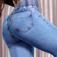 👖Stretch džíny s vysokým pasem