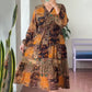 👗Dámské šaty s velkým výstřihem do V a květinovým vzorem
