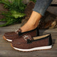 Dámské ležérní boty s kovovou přezkou Slip-On🥿