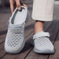 Módní síťovina prodyšné poloviny Slip-On sandály