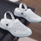 Módní síťovina prodyšné poloviny Slip-On sandály