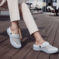 Módní síťovina prodyšné poloviny Slip-On sandály