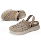 Módní síťovina prodyšné poloviny Slip-On sandály
