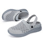 Módní síťovina prodyšné poloviny Slip-On sandály