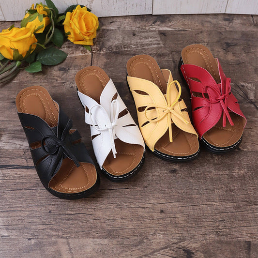 【EU 35-43】👡Dámské sandály Comfort Bowtie Slide