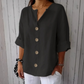 🔥【S-4XL】👚Lehká dámská blůza na knoflíky
