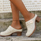 Dámské sandály Slip-On Closed Toe Chunky Sandals
