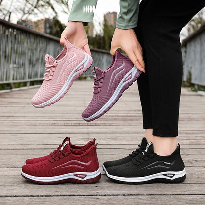 Damen Slip-on-Sneaker mit Strickstruktur