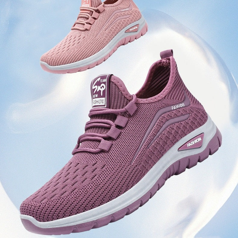 Damen Slip-on-Sneaker mit Strickstruktur