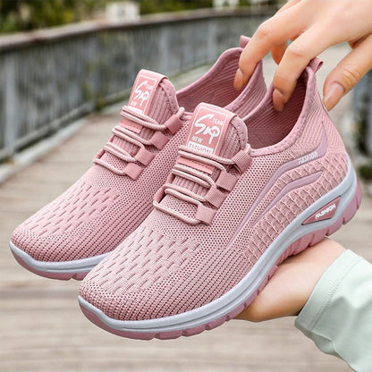 Damen Slip-on-Sneaker mit Strickstruktur