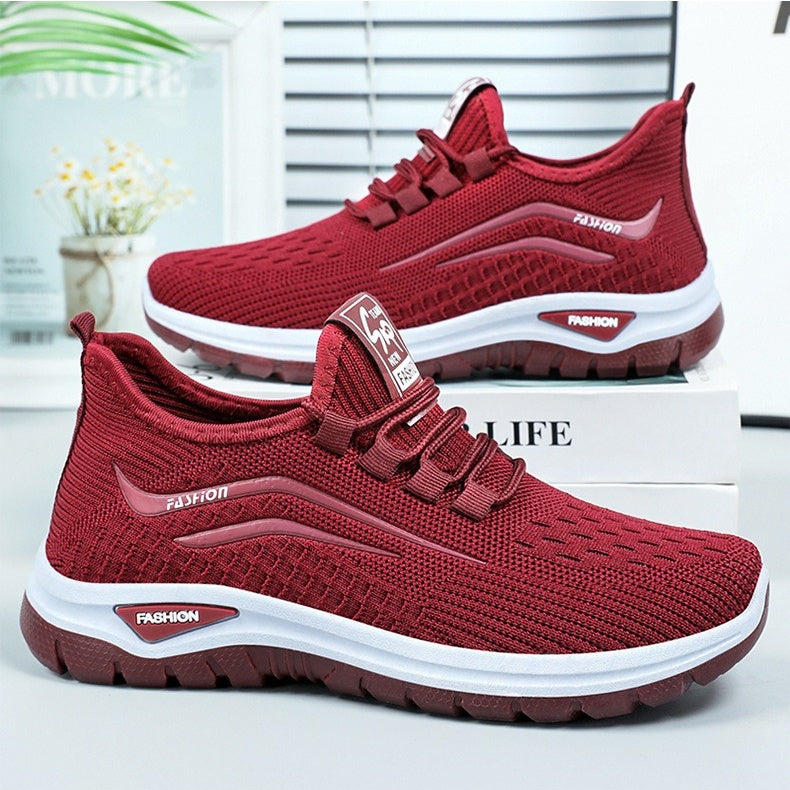 Damen Slip-on-Sneaker mit Strickstruktur