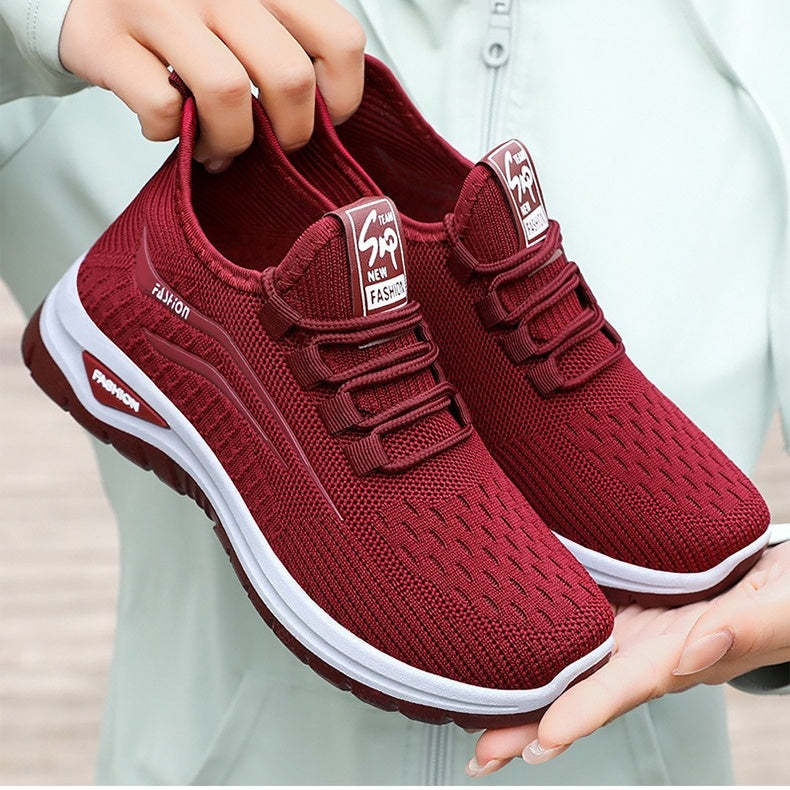 Damen Slip-on-Sneaker mit Strickstruktur