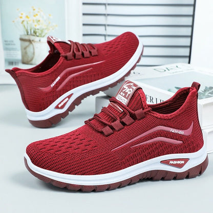 Damen Slip-on-Sneaker mit Strickstruktur