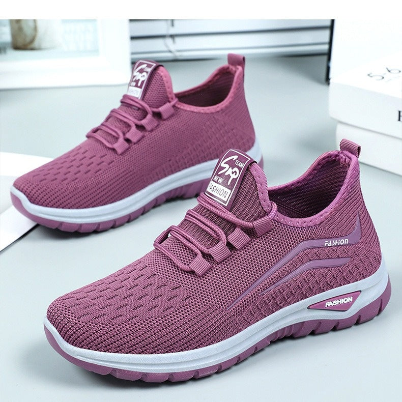 Damen Slip-on-Sneaker mit Strickstruktur