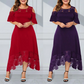🌸✨ Šaty Noi Elegans s odhalenými rameny a krajkovým lemem – 4 barvy | S–4XL | Romantické | Společenské