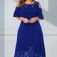 🌸✨ Šaty Noi Elegans s odhalenými rameny a krajkovým lemem – 4 barvy | S–4XL | Romantické | Společenské