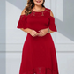 🌸✨ Šaty Noi Elegans s odhalenými rameny a krajkovým lemem – 4 barvy | S–4XL | Romantické | Společenské