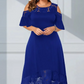 🌸✨ Šaty Noi Elegans s odhalenými rameny a krajkovým lemem – 4 barvy | S–4XL | Romantické | Společenské
