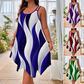 🔥👗Dámské bezrukávové midi šaty s dvojitým páskem | S–4XL