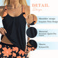 🩱【S-3XL】Női mintás tankini + rövidnadrág! 🌸