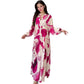 👗 50% SLEVA! 🌸 Dámské květinové maxi šaty s V‑výstřihem☀️