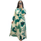 👗 50% SLEVA! 🌸 Dámské květinové maxi šaty s V‑výstřihem☀️