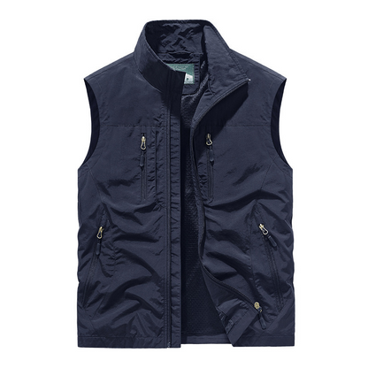 ⏰Zeitlich begrenzter Verkauf – 49 % RABATT🔥🧥 Herren Oversized Ärmellose Westenjacke mit Taschen