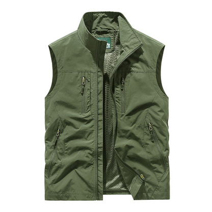 ⏰Zeitlich begrenzter Verkauf – 49 % RABATT🔥🧥 Herren Oversized Ärmellose Westenjacke mit Taschen