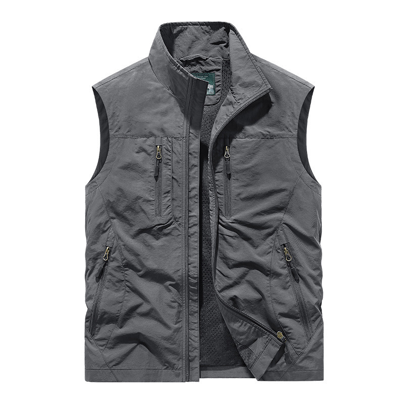 ⏰Zeitlich begrenzter Verkauf – 49 % RABATT🔥🧥 Herren Oversized Ärmellose Westenjacke mit Taschen