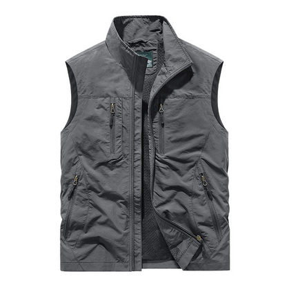 ⏰Zeitlich begrenzter Verkauf – 49 % RABATT🔥🧥 Herren Oversized Ärmellose Westenjacke mit Taschen