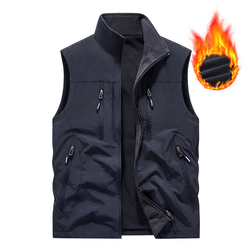⏰Zeitlich begrenzter Verkauf – 49 % RABATT🔥🧥 Herren Oversized Ärmellose Westenjacke mit Taschen
