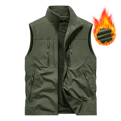 ⏰Zeitlich begrenzter Verkauf – 49 % RABATT🔥🧥 Herren Oversized Ärmellose Westenjacke mit Taschen