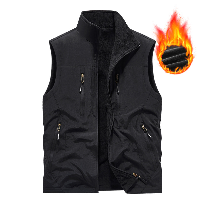 ⏰Zeitlich begrenzter Verkauf – 49 % RABATT🔥🧥 Herren Oversized Ärmellose Westenjacke mit Taschen