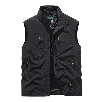 ⏰Zeitlich begrenzter Verkauf – 49 % RABATT🔥🧥 Herren Oversized Ärmellose Westenjacke mit Taschen