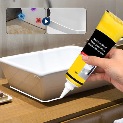 🔥Multifunkční vodotěsný bílý tmel (se škrabkou)