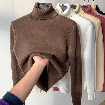 🥰Verdicktes Fleece-Strick-Unterhemd für Herbst und Winter, warme und bequeme Innenbekleidung