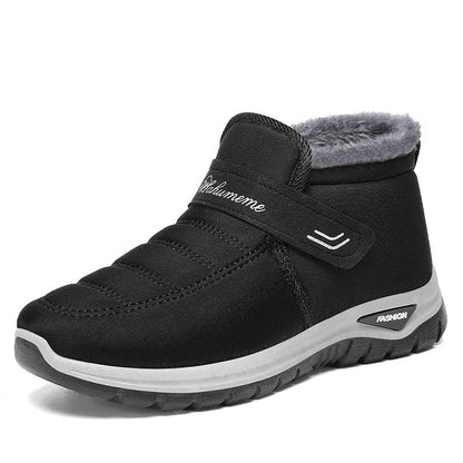Gefütterte Winter-Sneaker mit Klettverschluss