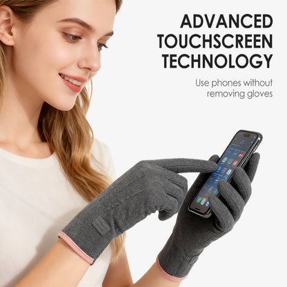 Winddichte, warme Handschuhe mit Touchscreen-Funktion und rutschfestem Griff