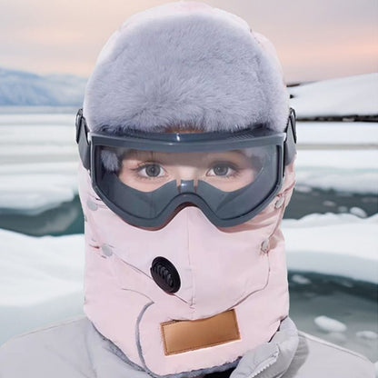 ❄️❄️Reflektierender Sicherheitsstreifen Warme Trapper-Mütze