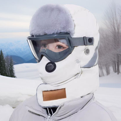 ❄️❄️Reflektierender Sicherheitsstreifen Warme Trapper-Mütze