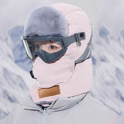 ❄️❄️Reflektierender Sicherheitsstreifen Warme Trapper-Mütze
