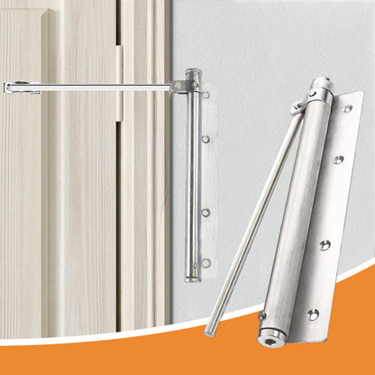 Nerezový jednoduchý lehký zavírač dveří